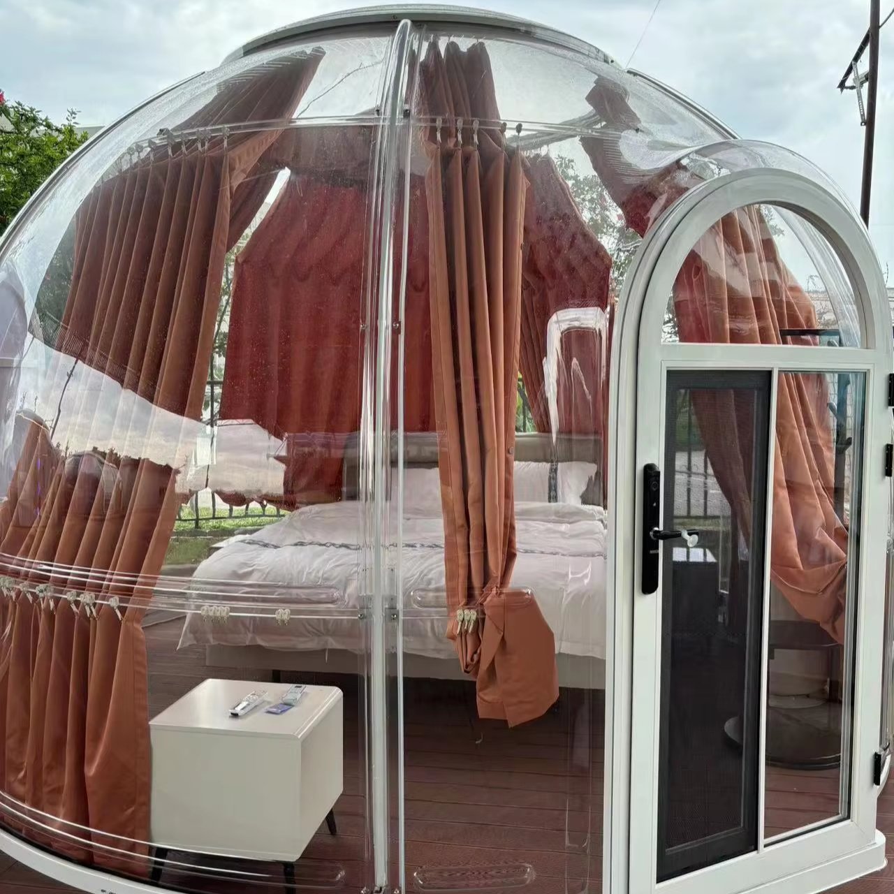 Transparent Foldable Customized Acrylic Dome Gazebo Tent Plastic House for Kid air Tent Shaped Like a Dome Balloon Bubble House